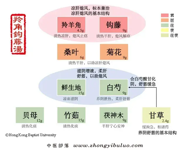 羚角钩藤汤